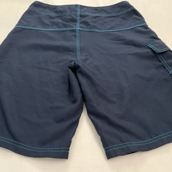 Gently used Mens Hurley Board Shorts Swim Trunks size 29 BLUE - Picture 2 of 2
